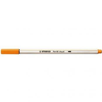 0 x Stabilo Premium-Filzstift mit Pinselspitze Pen 68 brush orange