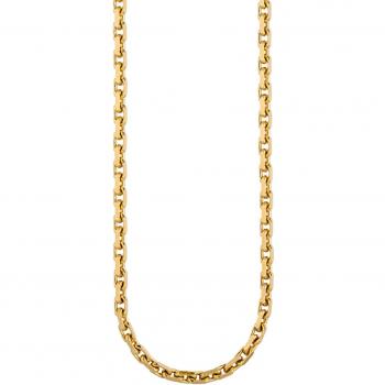 Jobo Damen Ankerkette 585 Gelbgold diamantiert 3 mm 50 cm
