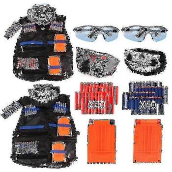 Set Bilingue Gilets Nerf – Pistolet N-Strike Elite