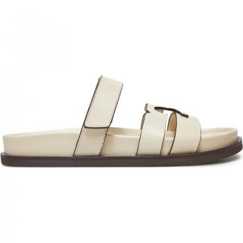 Tory Burch Écru Pantoletten Ines Sport Slide 161636