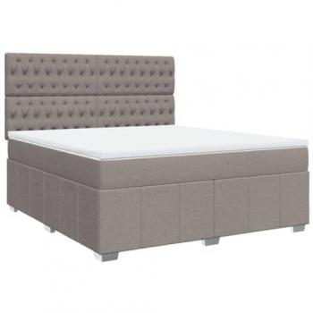 Suite Dormitorio Gris Taupe – Cama Box Spring 180x200