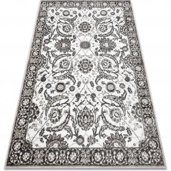 Tapis contemporain Rugsx 8037/944 fleurs gris/beige 120x170 cm