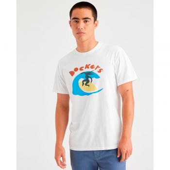 T‑shirt Dockers Homme Rouge Intense « Éclat Vintage »