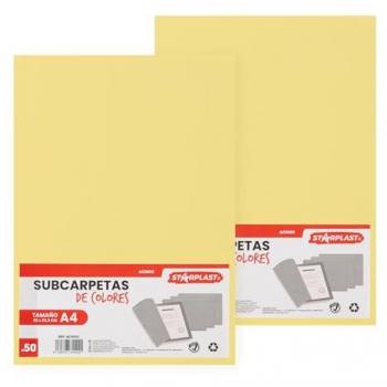 Starplast Carpetas de Papeles Pastel A4 32x23,5 cm – 24 unidades
