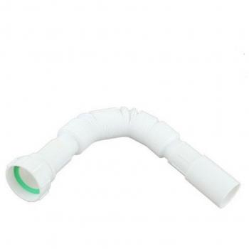 Tuyau d'Évacuation Flexible Extensible avec Embout en Plastique 1 1/2 40mm