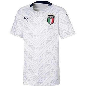Puma Kids FIGC Away Shirt Rep. Jr., weiß, Peacoat‑Stil, 140
