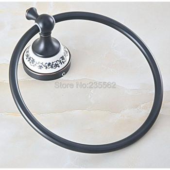 Oil Rubbed Brass Towel Ring