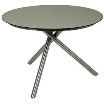 Garden Pleasure Outdoor‑Tisch “Hpl‑Grün” – Edelstahlrahmen, HPL-Bodenplatte
