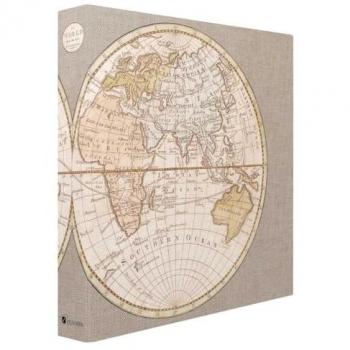 Album photo vintage Map Monde 200 photos 11,5x15cm