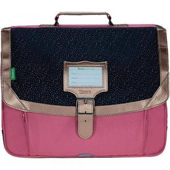 Cartable Fille Tann's Céleste Bleu/Rose