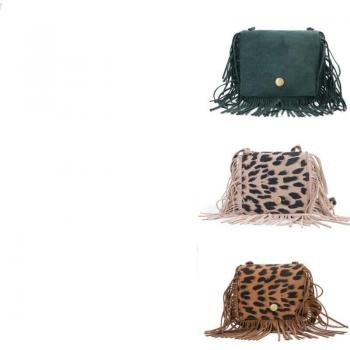 Mini Messenger Bag for Kids with Tassel
