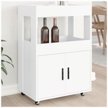 Carrello Multi-Strato per Bar Bianco 60x39,5x89 cm
