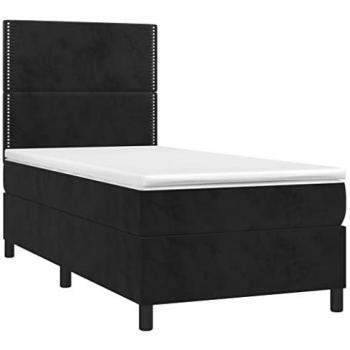 Lova Bed Shield 80x200 – Black LED, Spring & Cushion