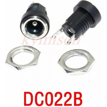 DC Power Supply Female Panel Mount Connector 5.5mm x 2.1mm, 3A, 12V