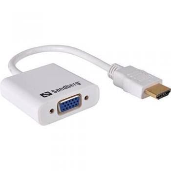 Convertitore Sandberg HDMI a VGA 25cm Bianco