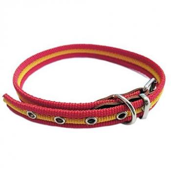 Collare per Cani Bandiera Spagna 35 cm in Cotone