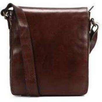 Cambridge 23 cm Brown Leather Shoulder Bag by Leonhard Heyden