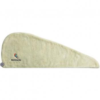 Bonnet de douche en tissu corail ultra-absorbant