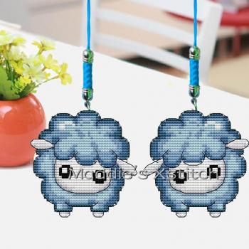 Embroidery Counted Cross-Stitching Kit for Phone Key Bag