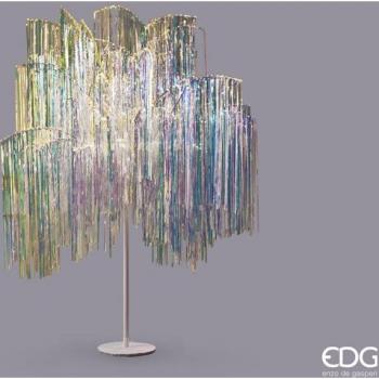 Edg Natale LED Frange 600 MicroLED, Dimensione 150x90 cm – Natural Iridescent