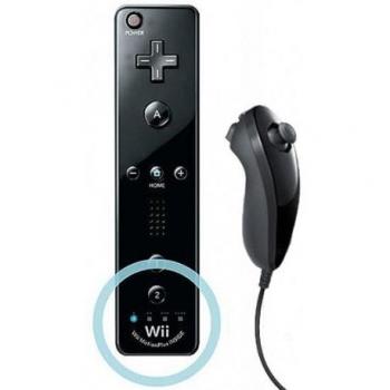 Wii Plus Negro con Nunchuk para juegos avanzados