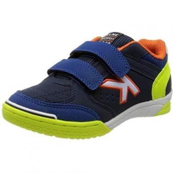 Kelme Kinder Futsalschuh Precision V, Blau (Marino Y Lima 65), EU 29