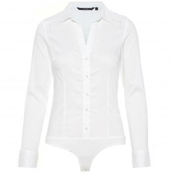 Vero Moda Blusenbody »VMLADY L/S G-STRING SHIRT WVN NEW NOOS«