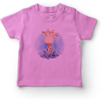 Angemiel Baby Mädchen T-Shirt Giraffe und Blumenmuster