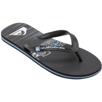 Chinelos Quiksilver AQYL101361 Negras e Azuis
