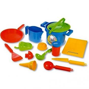 LENA® Sandspielzeug-Set Kochen, 14-teilig