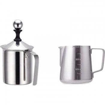 Espumador de Leche Profesional 800 ml con Jarra de Acero