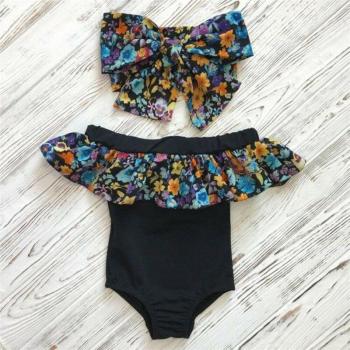 Bañador Niño Bebé con Patrón de Flores