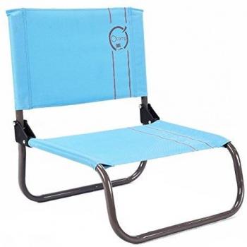 Sedia pieghevole leggera azzurra 50 x 45 x 48 cm