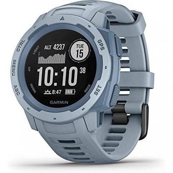 Garmin Instinct Sport GPS Watch, Sea Foam Blue