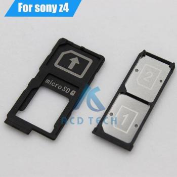 Plateau de carte SIM original pour Sony Xperia Z3 + Z4 E6533 E6553