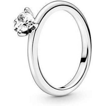 Pandora Anillo Corazón Solitario 198691C01, para Mujer