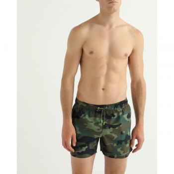 Sundek Bermudas de Hombre en Camuflaje Verde Militar