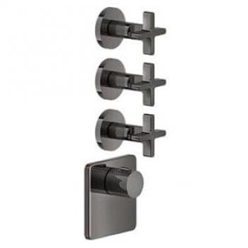 Gessi Inciso Wellness Thermostat Set für 3/4 Unterputz, vertikale Montage