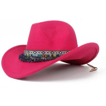 Child's Black Wool Cowboy Hat