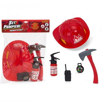 Giocattolo Globo Pompiere con Casco e Attrezzi 94 cm