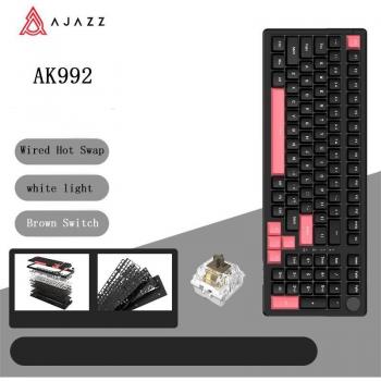 Blue Switch Gasket Mechanical Keypad – Ajazz AK992 (Antique White)