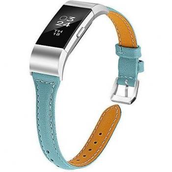 Fitbit Charge 2 Leather Wristband by Oulucci