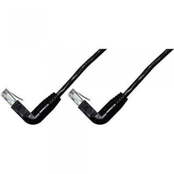 Dätwyler CAT 5e Netzwerk‑Patchkabel 0,5 m – Schwarz, Korrosionfrei
