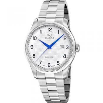 Acamar J1041/1: Reloj de Hombre con Caja de Acero Plata – Swiss Made Jaguar