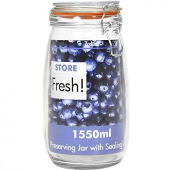 Zodiac Food Storage Clip Top Jar 22cm