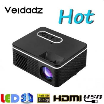 Miniproyector LED VEIDADZ S361, 600 Lúmenes, con altavoz y reproductor multimedia