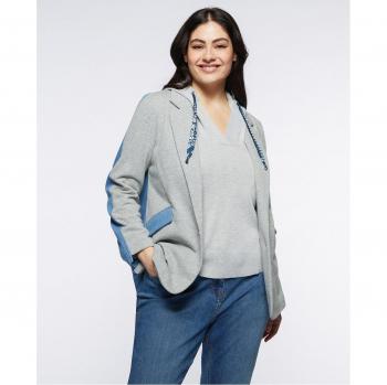 Blazer Cómodo en Tela Vaquera Fiorella