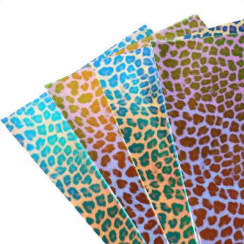 Leopard Design Synthetic Leather for Handmade Earrings