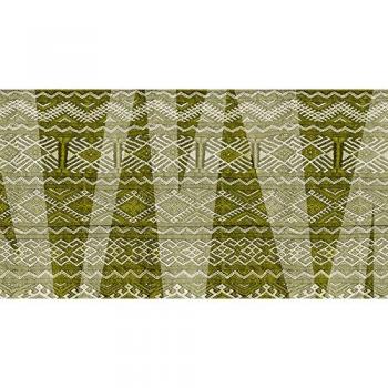 Papier Peint Texturé Vert pour Salon