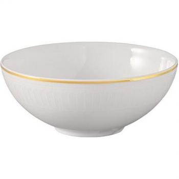 V&B Château Septfontaines Ciotola 11 cm in bianco con oro